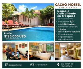 Hotel en Venta en Centro SANTA MARTA, Magdalena