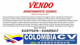 Apartamento en Venta en los cedros Girón, Santander