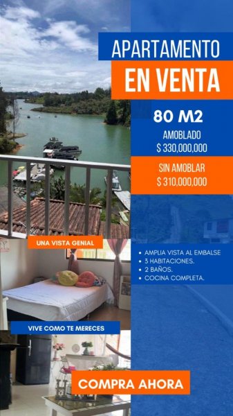 Apartamento en Venta en  Guatapé, Antioquia