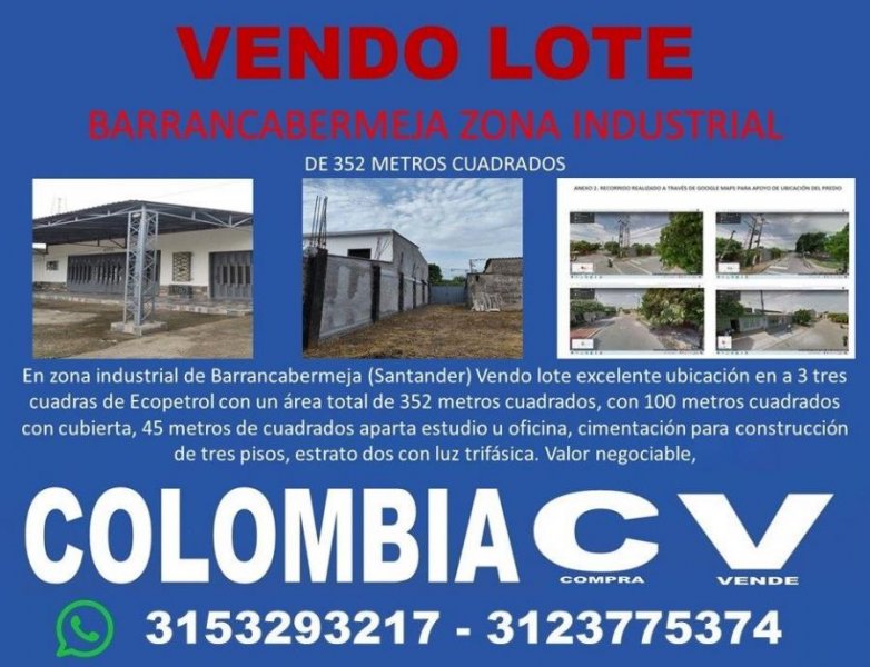 Lote en Venta en libertador Barrancabermeja, Santander