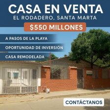 Casa en El Rodadero, Santa Marta – A Pasos de la Playa