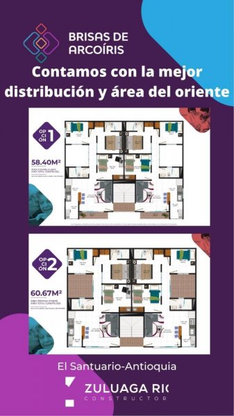 Apartamento en Venta en ARCOIRIS Santuario, Antioquia
