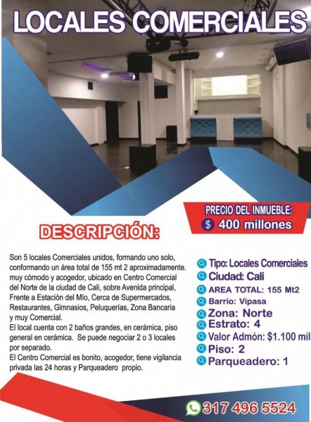 Foto Local en Venta en VIPASA, Cali, Valle del Cauca - $ 400.000.000 - LOV180235 - BienesOnLine