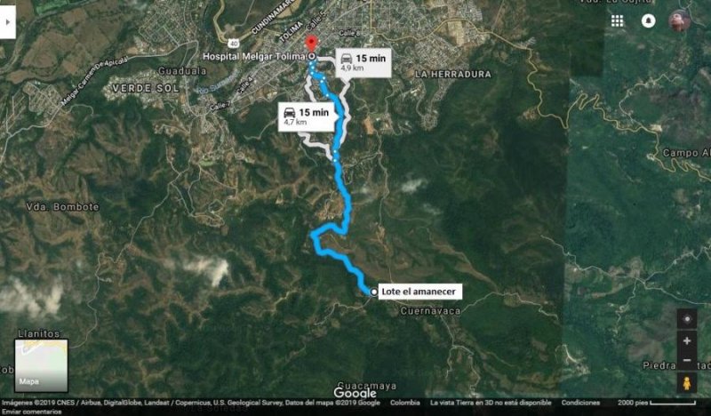 Lote en Venta en Vereda Guacamayas Melgar, Tolima